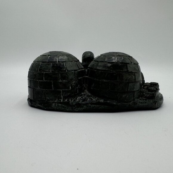 A Wolf Original Igloo Inuit Sculpture Eskimos igloos - Picture 5 of 7